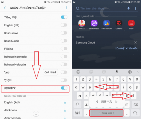 Cài bộ gõ Bj88da gà cho điện thoại android bước 4