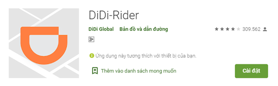 Ứng dụng đặt xe Taxi