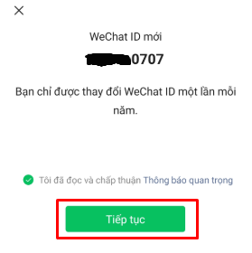 Cách lấy ID trên Wechat bước 3
