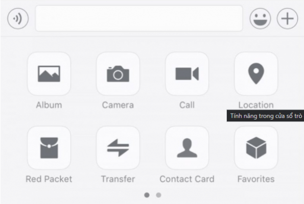 Các tính năng cơ bản của Wechat 2