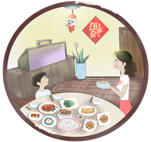 Cơm tất niên ở Trung Quốc