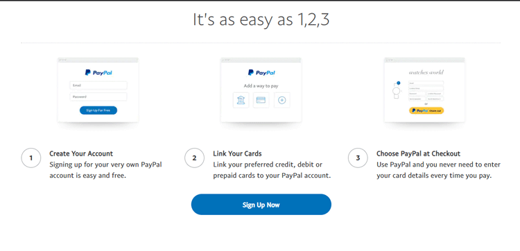 Cách tạo tài khoản PayPal 1