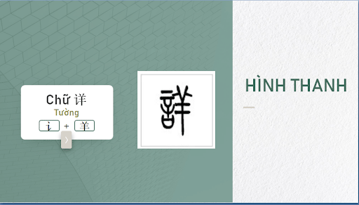 Bốn nguyên tắc cấu tạo chữ Hán 7