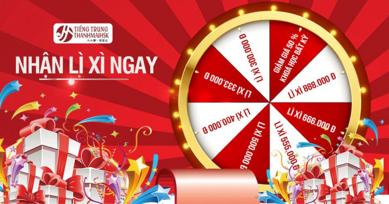 Vòng quay may mắn: "LÌ XÌ TRAO TAY - NHẬN NGAY KẺO HẾT"