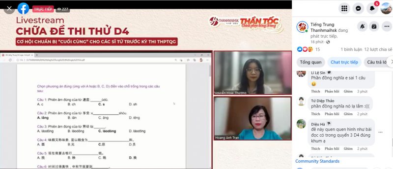 Livestream chữa đề D4 -1