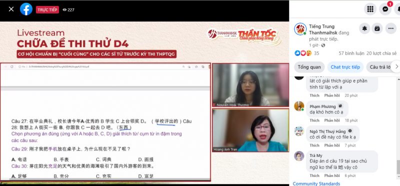 Livestream chữa đề D4 -5