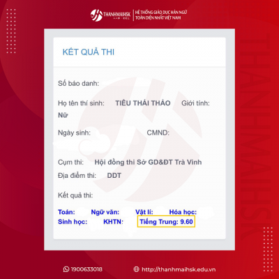 Tự hào Thanhamihsk - Ôn thi D4 cấp tốc ẵm điểm cao 3