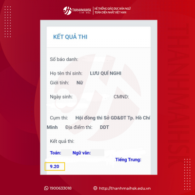 Tự hào Thanhamihsk - Ôn thi D4 cấp tốc ẵm điểm cao 4
