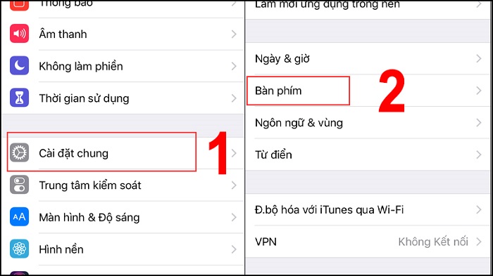 Cách cài đặt bàn phím BJ38 Trang Đăng Nhập trên điện thoại IOS