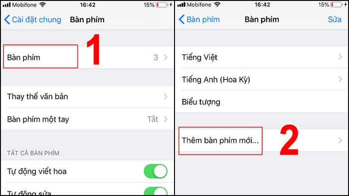Hướng dẫn cài đặt bàn phím BJ38 Trang Đăng Nhập trên Iphone