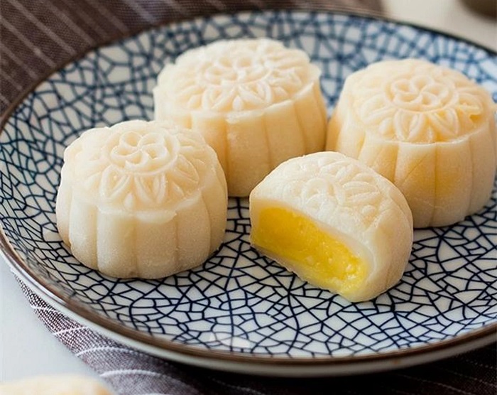 Bánh dẻo tượng trưng cho mặt trăng