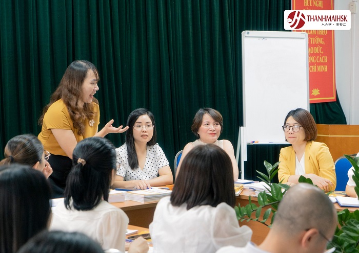 Lớp học tại công ty cổ phần bánh kẹo Hữu Nghị 2