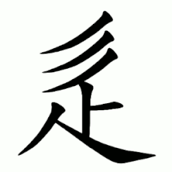 Cách viết bộ Sước phồn thể