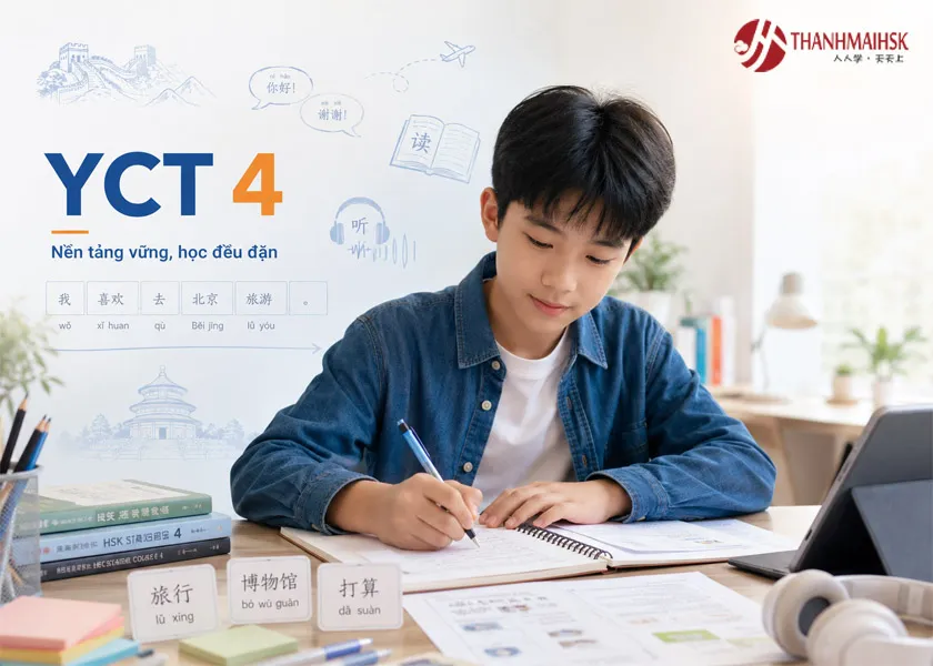 YCT 4 là cấp độ cao nhất trong hệ thống YCT